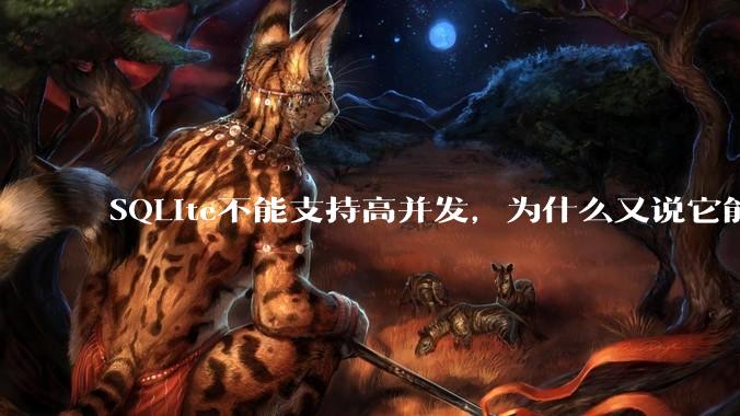SQLite不能支持高并发，为什么又说它能支持 10万 的日访问量？